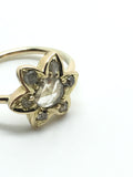 Rose Cut Diamond Ring 18ct Gold - Ishy Antiques