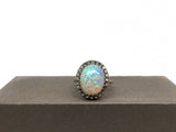 Stunning 1930's Opal and rose cut Diamond Ring - Ishy Antiques