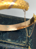Edwardian 9ct Gold Buckle Bangle