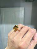 9ct Gold Citrine Cocktail Ring