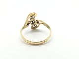 Antique French 18ct Gold Diamond Ring - Ishy Antiques