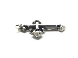 Georgian Garnet & Paste Cross Pendant - Ishy Antiques