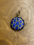 15ct Gold Victorian Enamel Locket Pendant