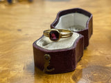 Reserved 15ct Gold Garnet Ring
