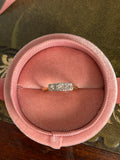 Art Deco 18ct Gold Old Cut Diamond Three Stone Ring