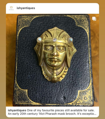 Carter and Gough Pharaoh brooch