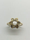 Rose Cut Diamond Ring 18ct Gold - Ishy Antiques