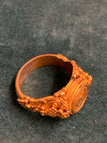 22ct Gold Love Heart Canetille Ring