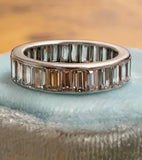 4ct Baguette Cut Diamond Eternity ring