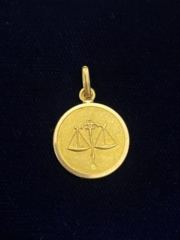 18ct Gold Libra Charm