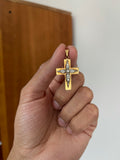 18ct Gold Vintage Cross Pendant