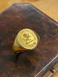 Rampant Lion 18ct Signet Ring
