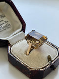 9ct Gold Citrine Cocktail Ring