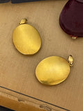 A pair of Victorian 15ct Gold Mourning Lockets