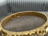 18ct Gold Five Stone Boat Ring