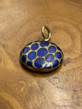 15ct Gold Victorian Enamel Locket Pendant