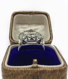 1930's Platinum Old Cut Diamond Three Stone Ring - Ishy Antiques