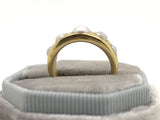 Victorian Pearl 5 Stone 18ct Gold Gypsy Ring
