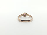 Victorian French 18ct Ruby and Rose Cut Diamond Ring - Ishy Antiques