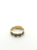 Victorian White Enamel Mourning Ring - Ishy Antiques