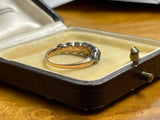 Georgian Old Cut Diamond Half Hoop
