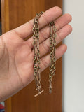 9ct Rose Gold Albert Chain