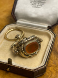 Victorian Locket Fob and 15ct Gold Split Ring