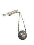 Antique Sterling Silver Cherub Necklace - Ishy Antiques