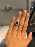 Private Sale Vintage 18ct Gold Diamond and Sapphire Ring