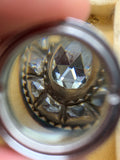18th Century Rose Cut Diamond Drop