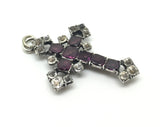 Georgian Garnet & Paste Cross Pendant - Ishy Antiques