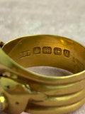 18ct Gold Diamond Snake Ring 1915