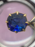 reserved Edwardian 18ct White Gold Sapphire and Diamond ring