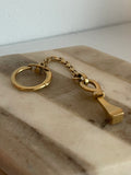 Private sale 18ct Italian Twisted Nail / Ankh Key Ring / Pendant