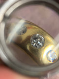 18ct Three Stone Diamond Band 1907