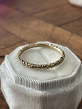 11ct Gold Georgian Large Split Ring