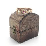 Victorian French 18ct Ruby and Rose Cut Diamond Ring - Ishy Antiques