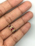 Edwardian Garnet and Diamond Ring - Ishy Antiques