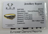 On hold Antique 1.05ct Old Cut Diamond Solitaire Ring
