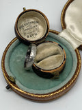 Engraved Art Deco Platinum Band