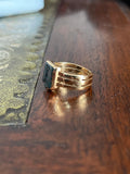 2/2 Late Victorian 18ct Castle Bloodstone Inatglio Ring