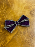 Art Deco Interchangeable Bow Brooch