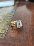 2/2 Late Victorian 18ct Castle Bloodstone Inatglio Ring