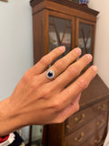 18ct Burma No Heat Sapphire And Diamond Ring