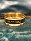 Rev Matthew Thomas 1812 Mourning Band