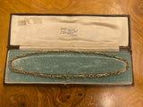 Vintage 9ct Gold knotted Link Necklace