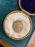 15ct Gold Victorian Horseshoe Locket Pendant