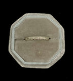 Art Deco Platinum Floral Band