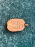 15ct Egyptian Scarab Charm