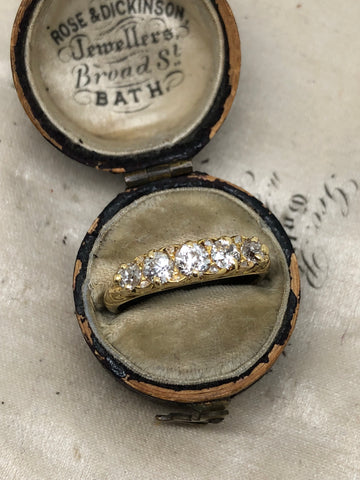 Reserved Edwardian 18ct Gold Diamond Ring
